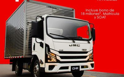JMC CHR 3.2T año modelo 2026 por $87.990.000 IVA Incluido: ¡Oferta válida hasta el 31 de Agosto de 2025!