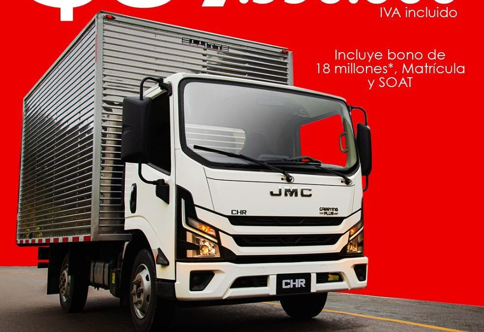 JMC CHR 3.2T año modelo 2026 por $87.990.000 IVA Incluido: ¡Oferta válida hasta el 31 de Julio de 2025!
