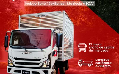 JMC CHR 3.2T año modelo 2026 por $89.990.000 IVA Incluido: ¡Oferta válida hasta el 31 de octubre del 2025!