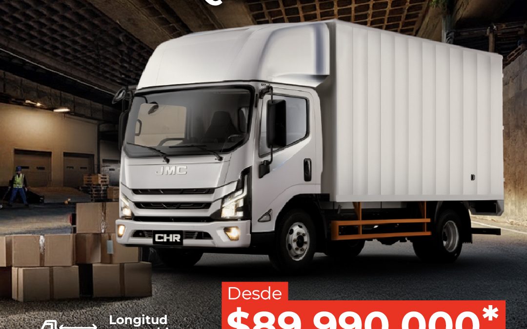 JMC CHR 3.2T año modelo 2026 por $89.990.000 IVA Incluido: ¡Oferta válida hasta el 31 de enero del 2026!
