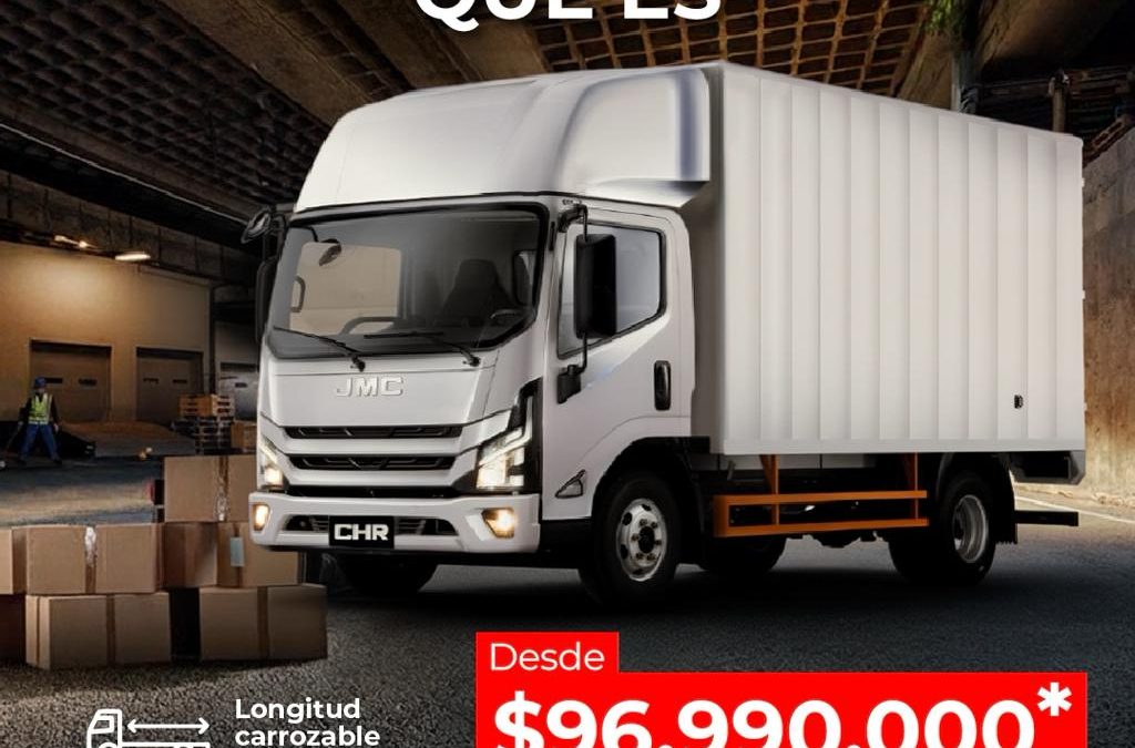 JMC CHR 3.2T modelo 2026 por solo $96.990.000 IVA incluido. ¡Oferta exclusiva disponible hasta el 28 de febrero de 2026!