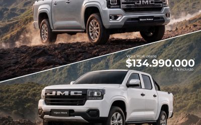 Las Pickups de JMC listas para acompañarlo a cada destino, desde $134.990.000 IVA incluido hasta el 31 de julio del 2026.